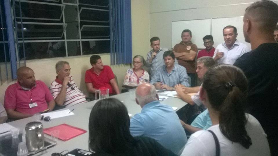 Reunião com o prefeito Haddad e os secretários foi resultado de pressão popular. (Foto: Divulgação / Luta do Transporte no Extremo Sul)